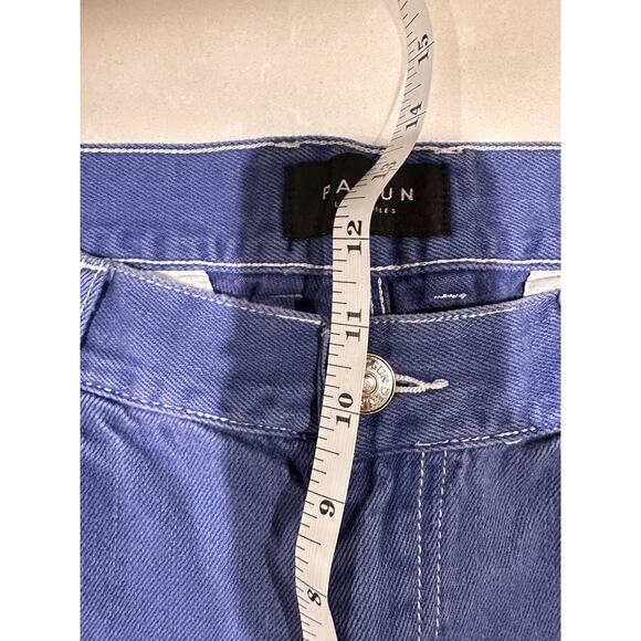 PACSUN Men's Sz: 31x32 Blue Slim Pleated Blue Comfort Stretch Jean Pants - Picture 8 of 14